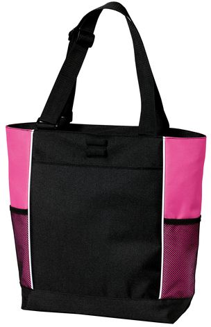 Port Authority® Panel Tote Bag - 14.875"h x 13.25"w x 5.125"d